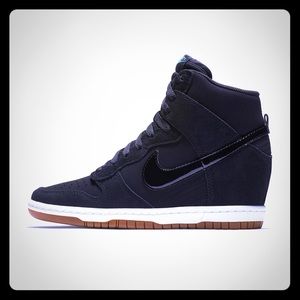 NIKE Wedge Heel Sneaker- Dunk Sky Hi Essential